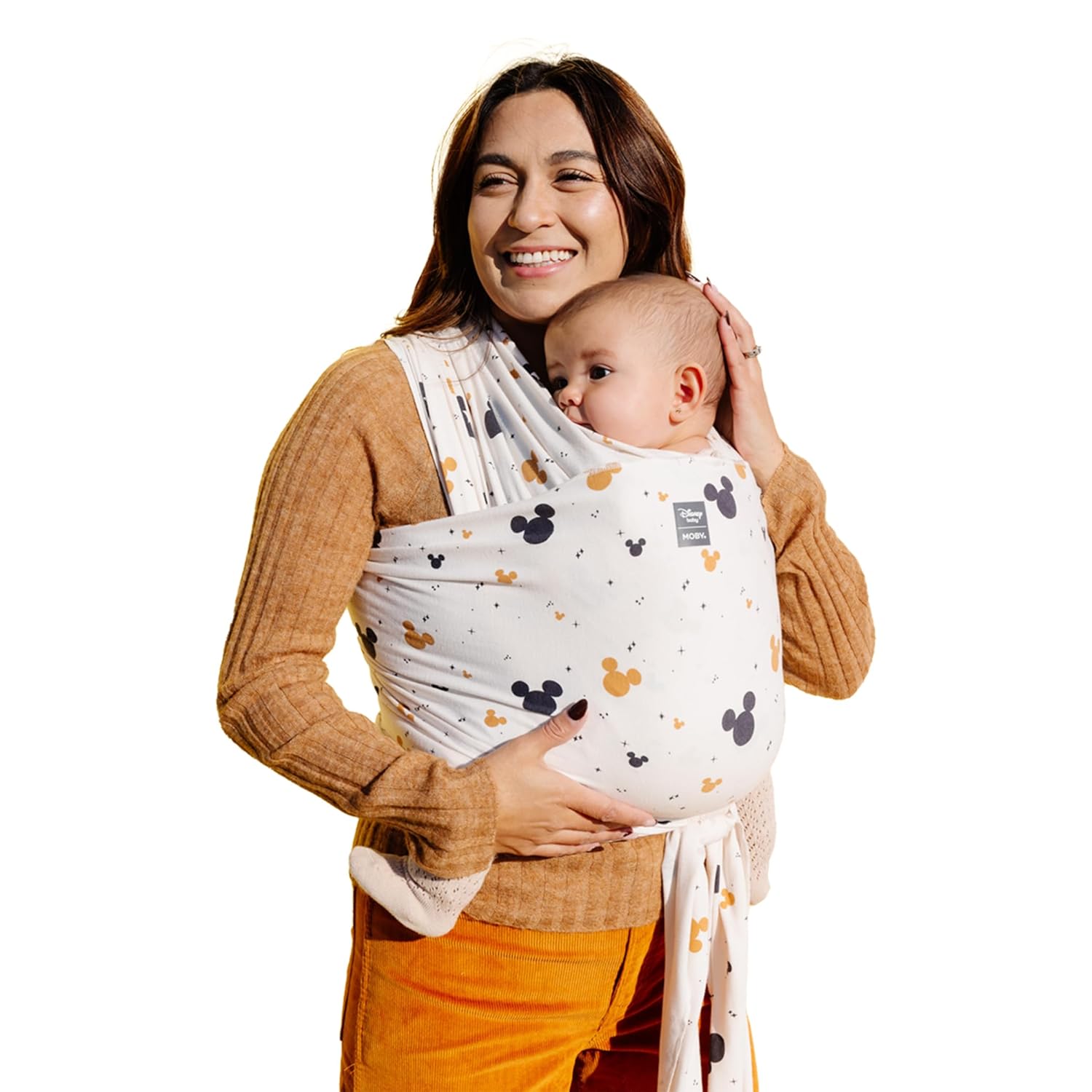 Moby Baby Wrap Carrier Featherknit for Newborns to Toddlers