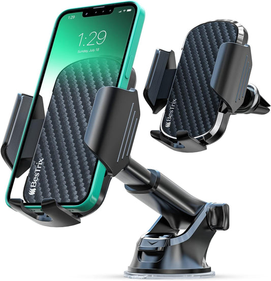 Bestrix Car Phone Mount - Securely Holds Phones up to 6.7