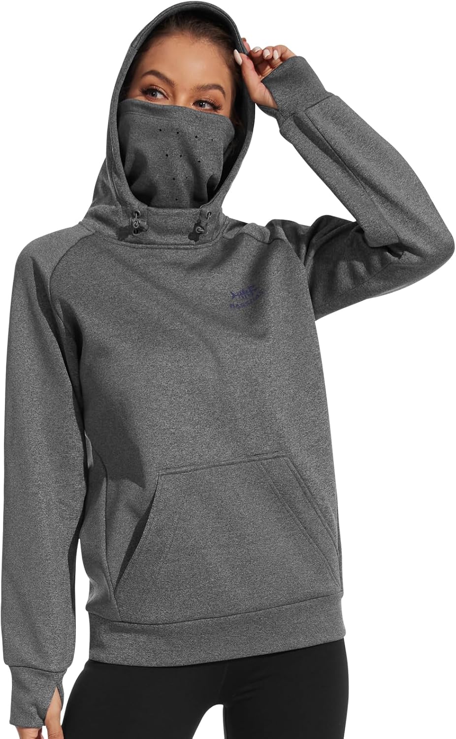 Water-Resistant Fleece Fishing Hoodie by BASSDASH