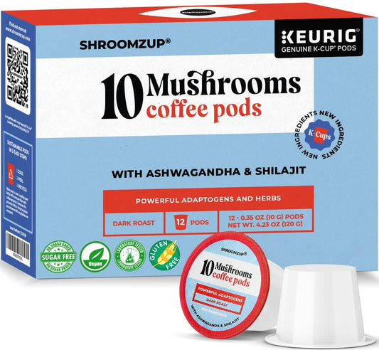10 Mushroom Coffee Pods - Energy Boost Blend