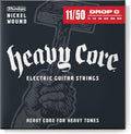 Dunlop DHCN1150 Heavy Core Nickel Wound Guitar Strings.011-.050