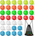 Plastic Baseball Practice Balls 36 Pack - Lightweight Training Set