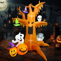 8.4FT Halloween Inflatable Spooky Tree - Large Lighted Yard Decoration