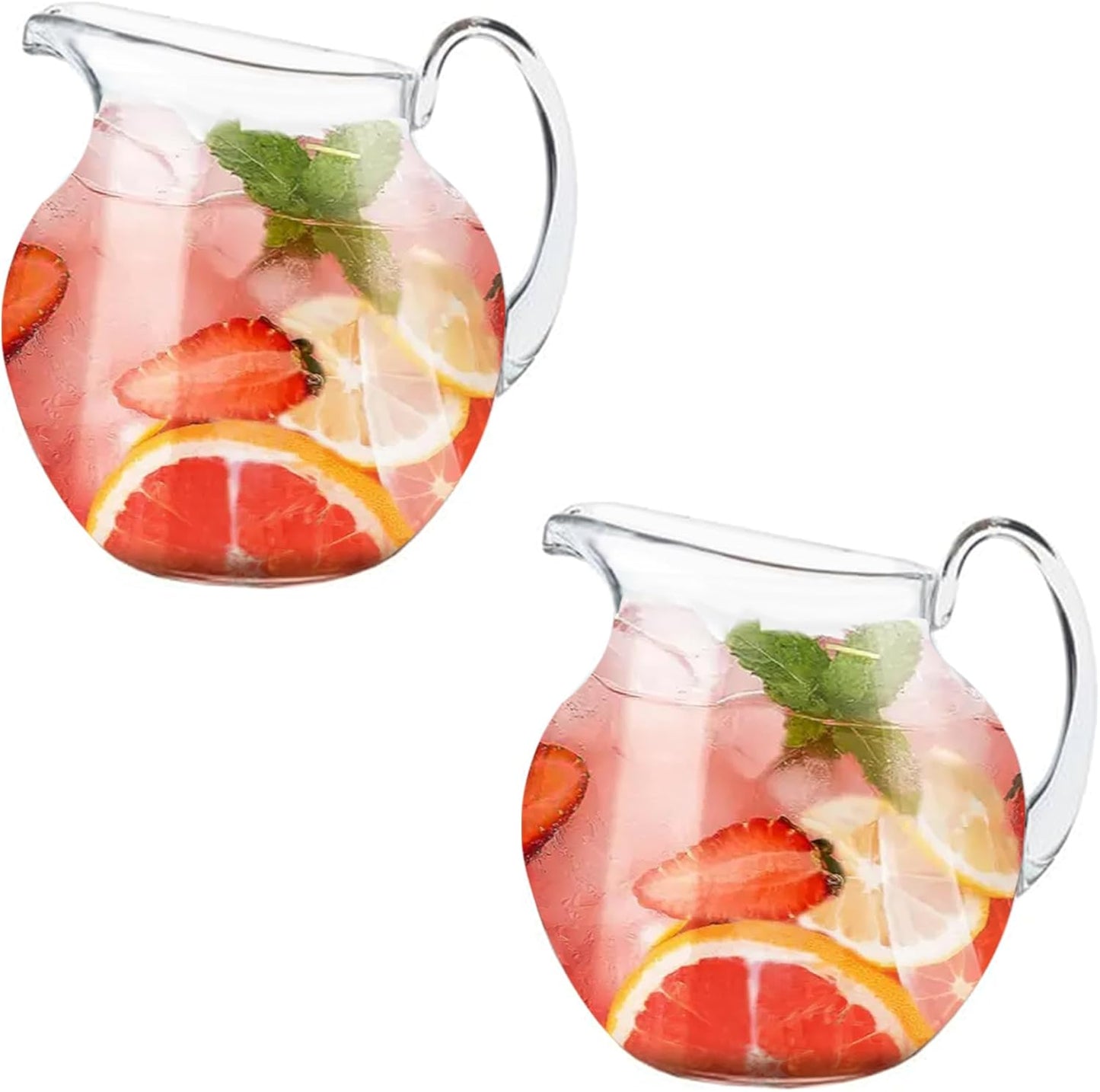 Shatterproof Plastic Pitcher Set for Elegant Party Serving