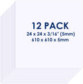 Foam Board 24 x 24 x 3/16 in - 12 Pack Poster Boards