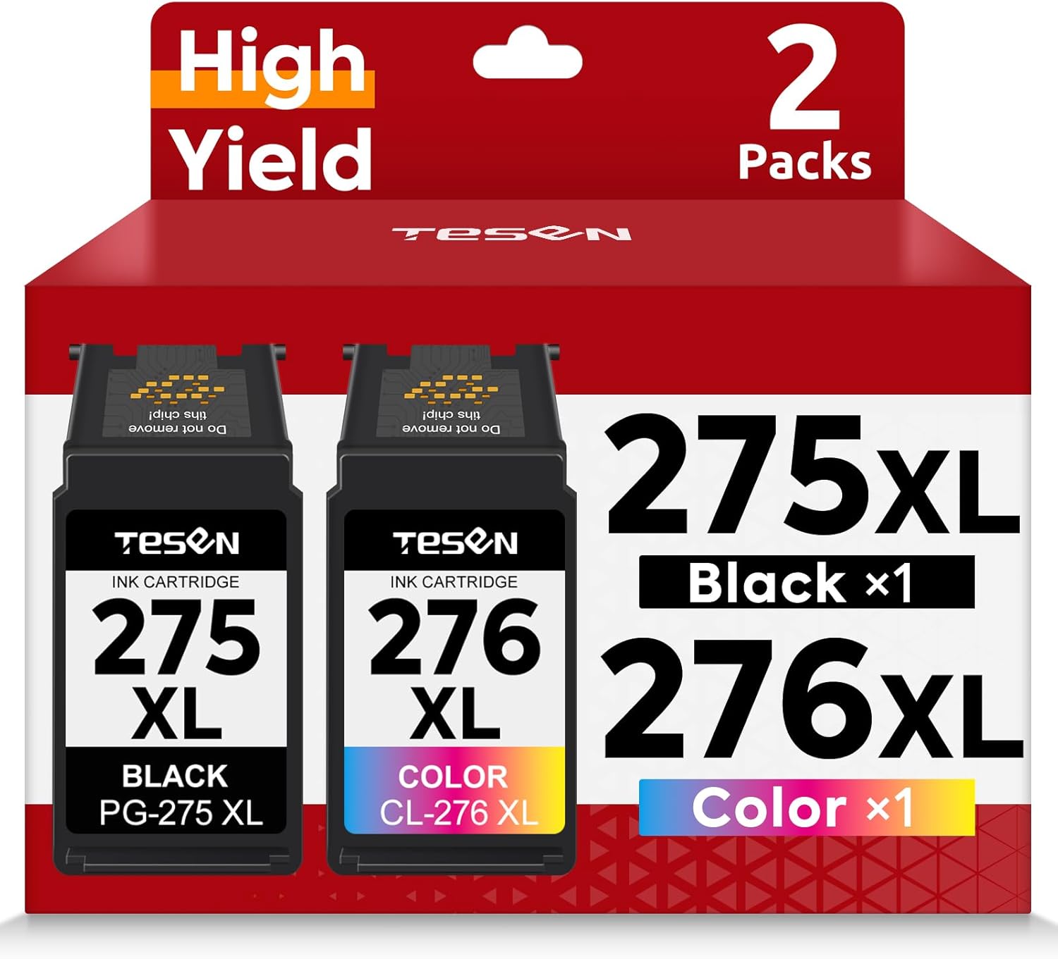 PG-275XL CL-276XL Replacement Ink Cartridges for Canon Printers