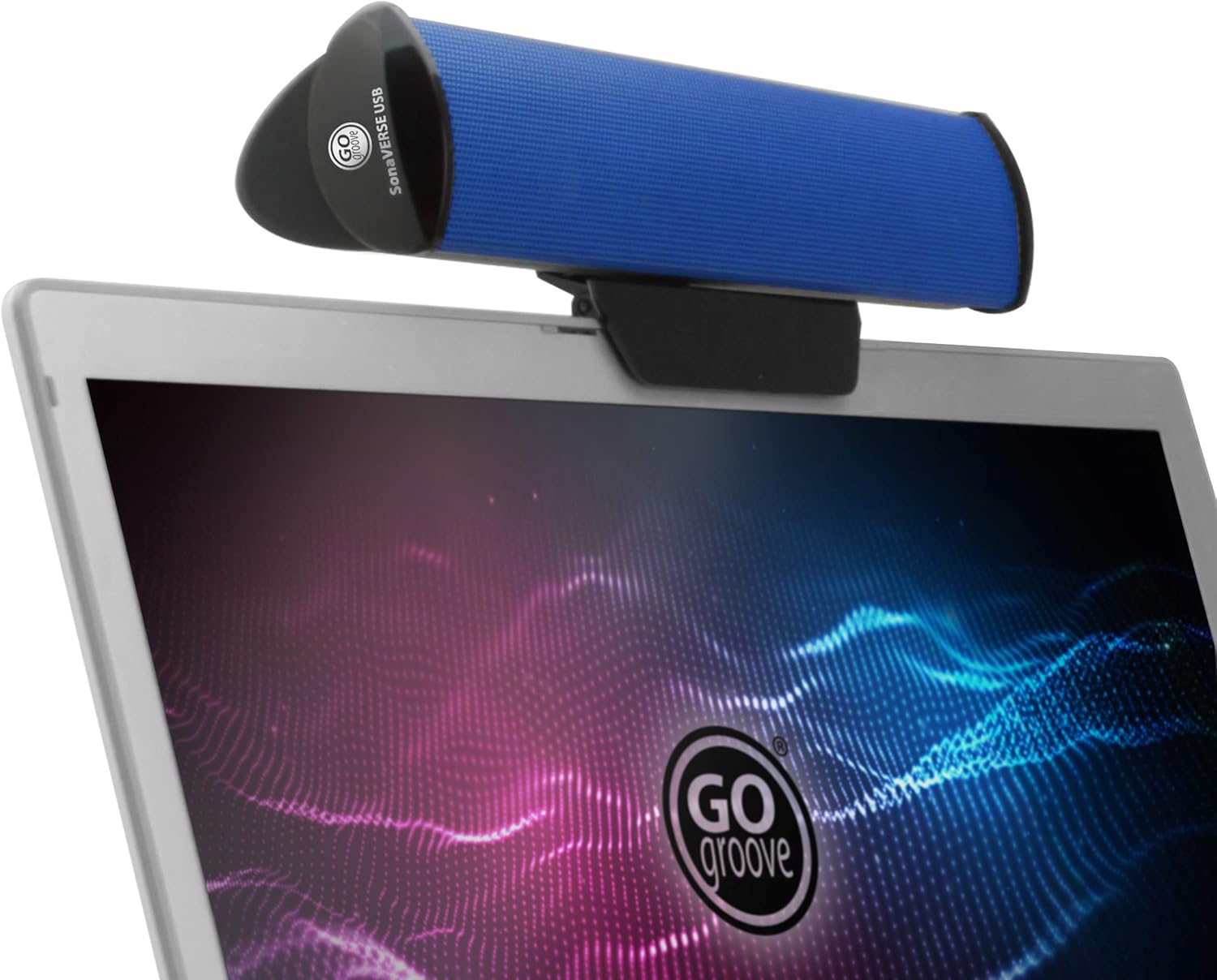 Compact USB-Powered Laptop Sound Bar - Portable Clip-On Design