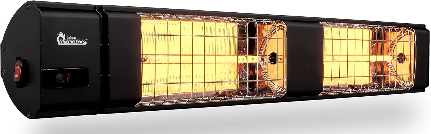 Powerful 10,260 BTU Infrared Heater with Remote - Indoor/Outdoor Use!