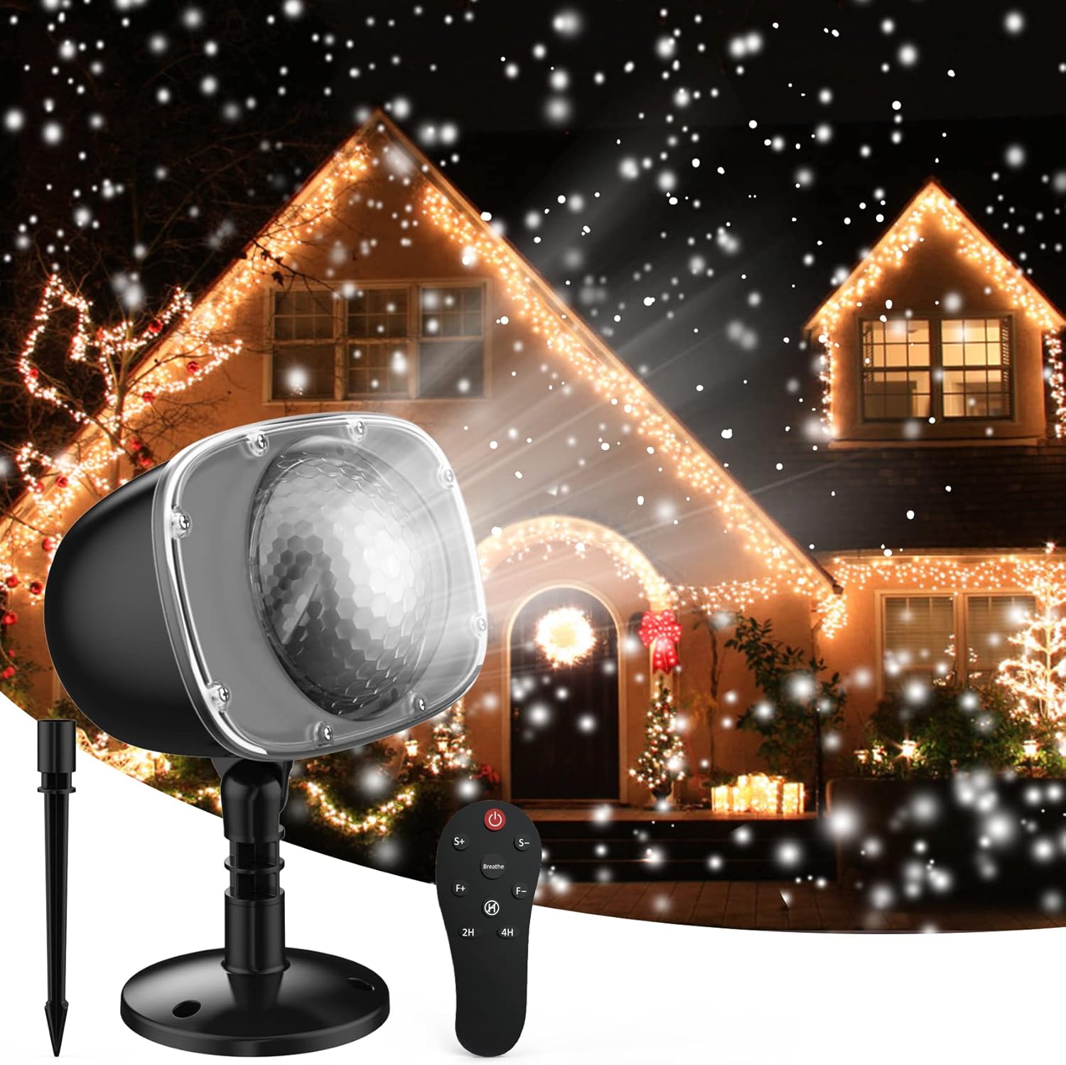 Remote Controlled Snowfall Projector - Syslux