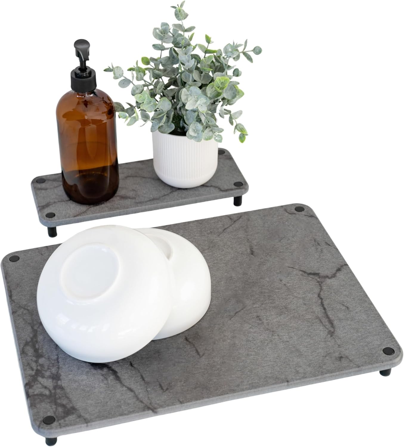 Stone Drying Mat for Kitchen Counter - Quick Drying & Stylish
