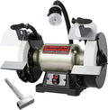 BUCKTOOL 8 Inch Low-Speed Bench Grinder - CBN Ready, Vibration-Free