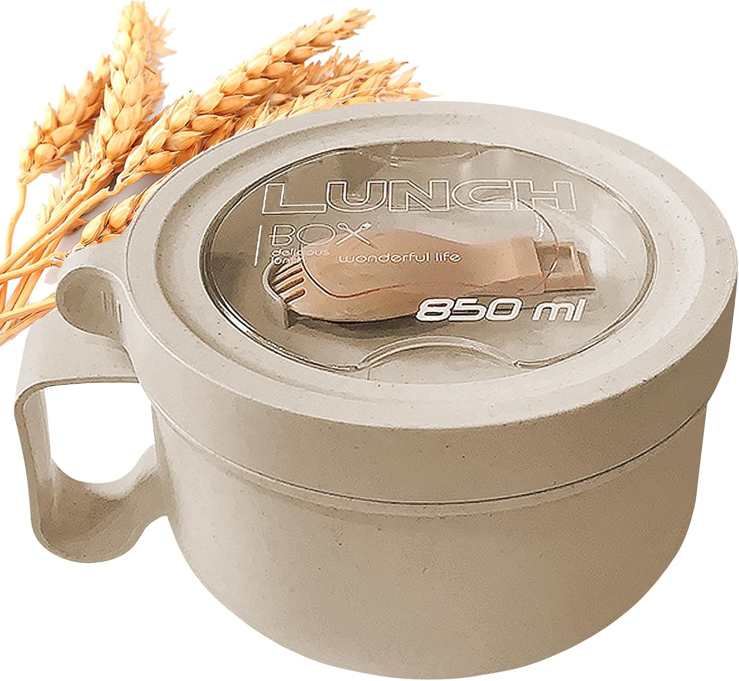 MUUBOOX Microwave Soup Mugs - 28.7oz On-the-Go Bowl