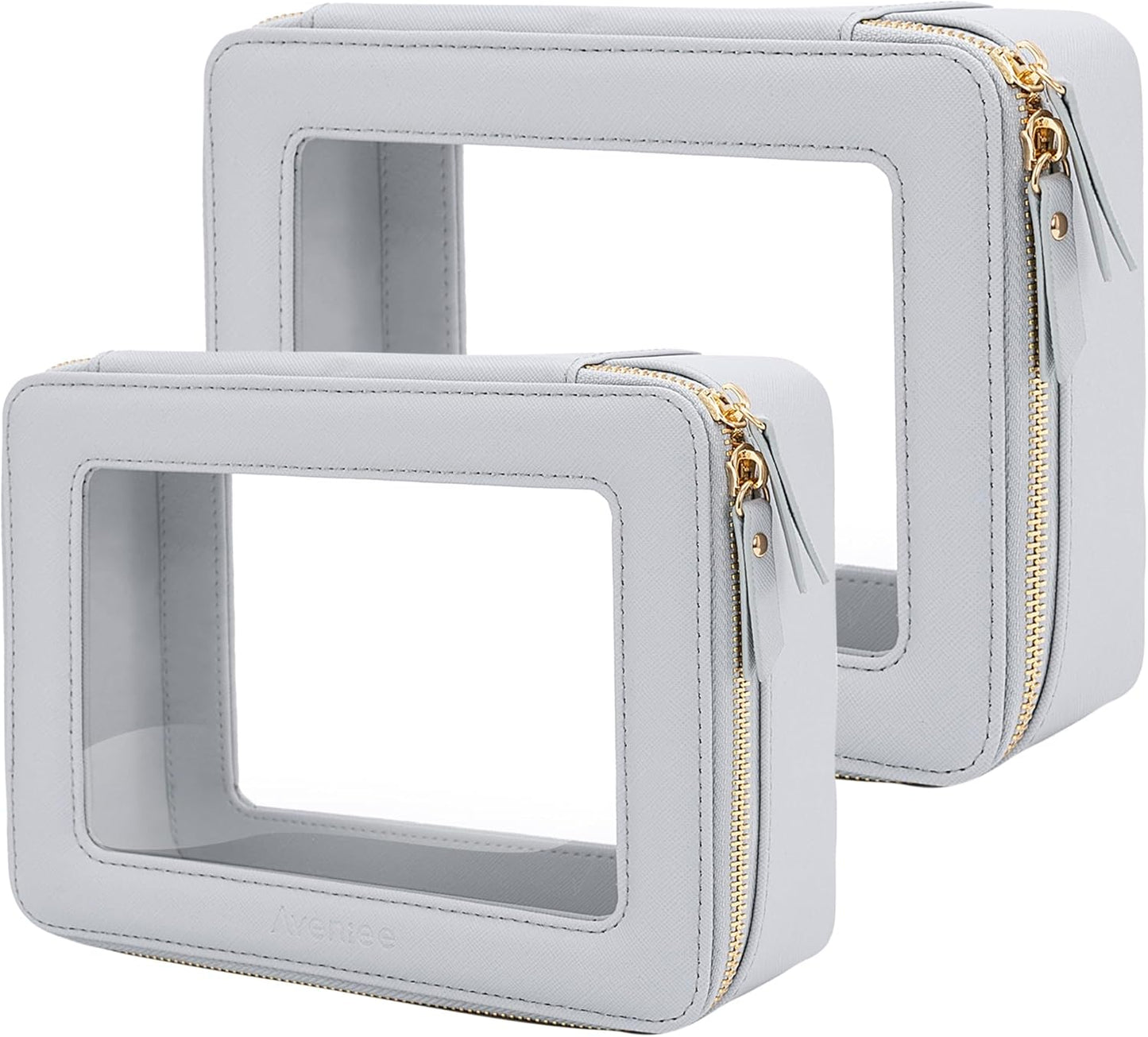 Aveniee Clear Makeup Bag Organizer Set for Travel Essentials