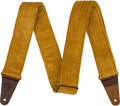 Fender Blaze Gold Corduroy Strap - 2in Comfort