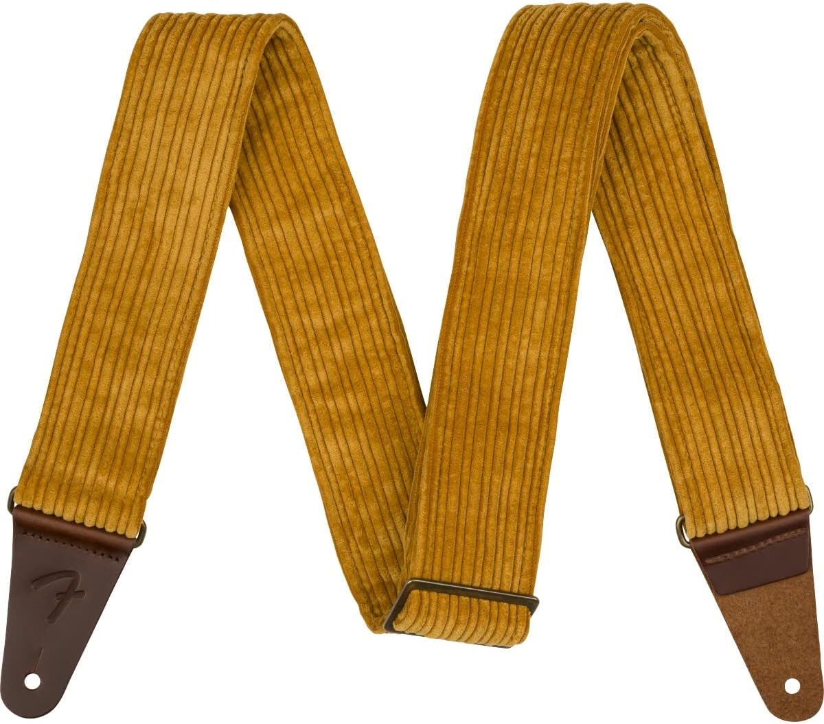 Fender Blaze Gold Corduroy Strap - 2in Comfort