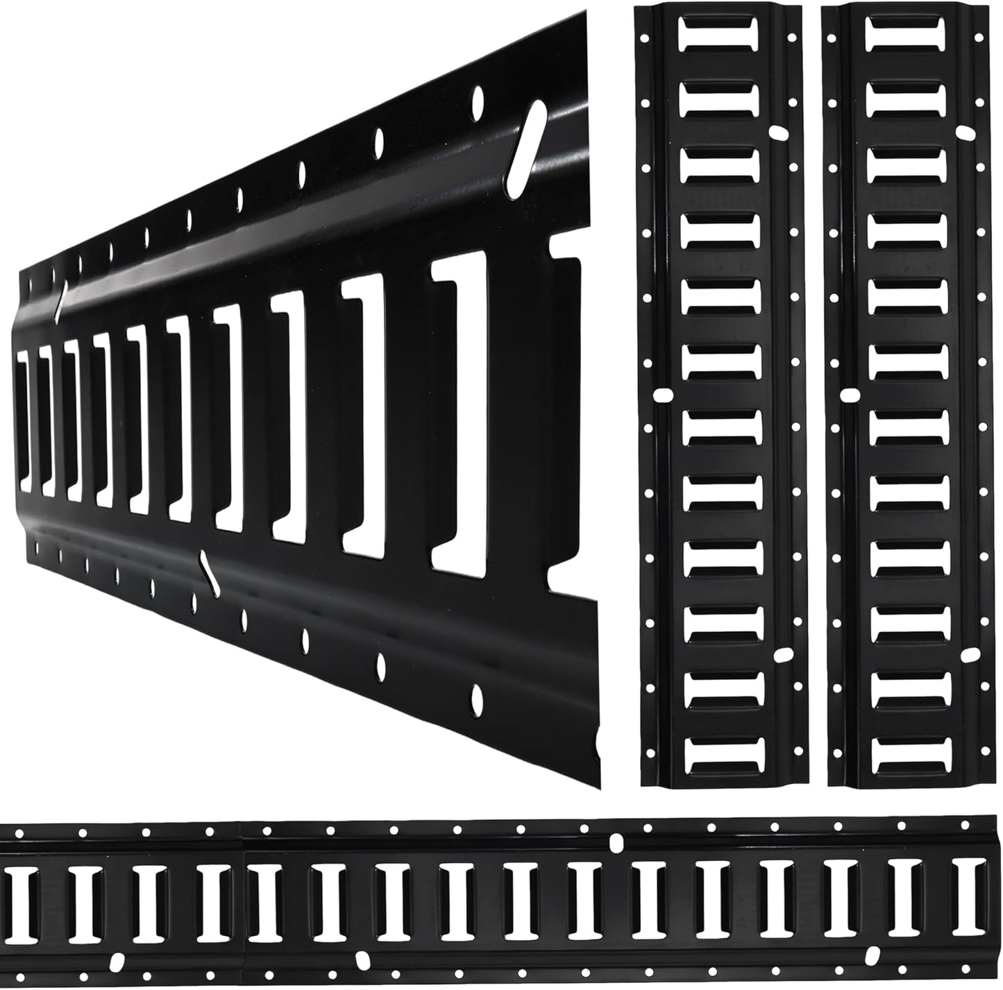 E Track Tie Down Rail Kit 2ft - Heavy Duty Cargo Secure System