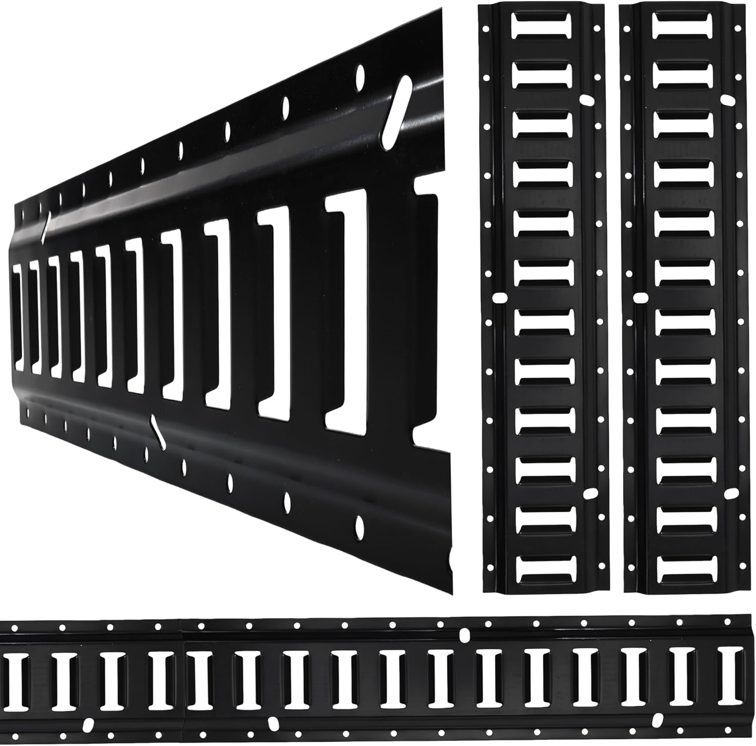 E Track Tie Down Rail Kit 2ft - Heavy Duty Cargo Secure System
