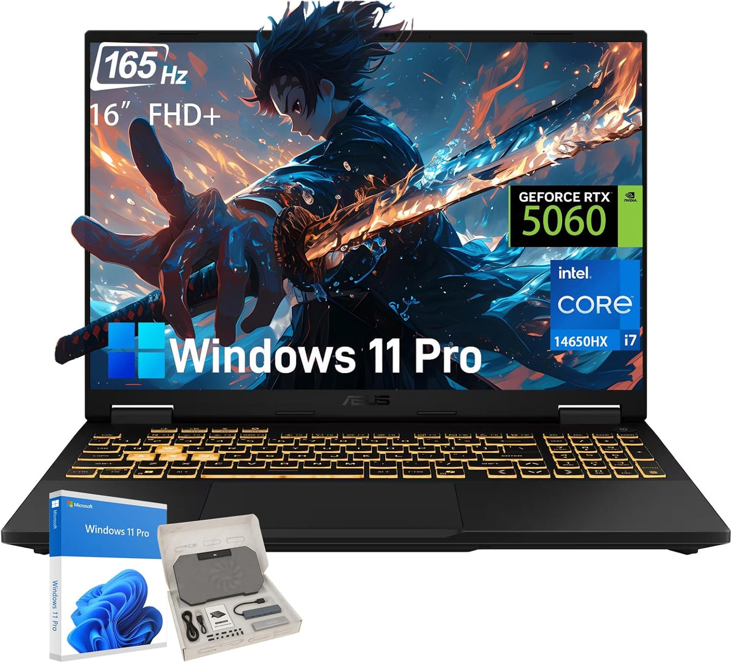 ASUS TUF F16 Gaming Laptop with NVIDIA RTX 5060 and i7 Power