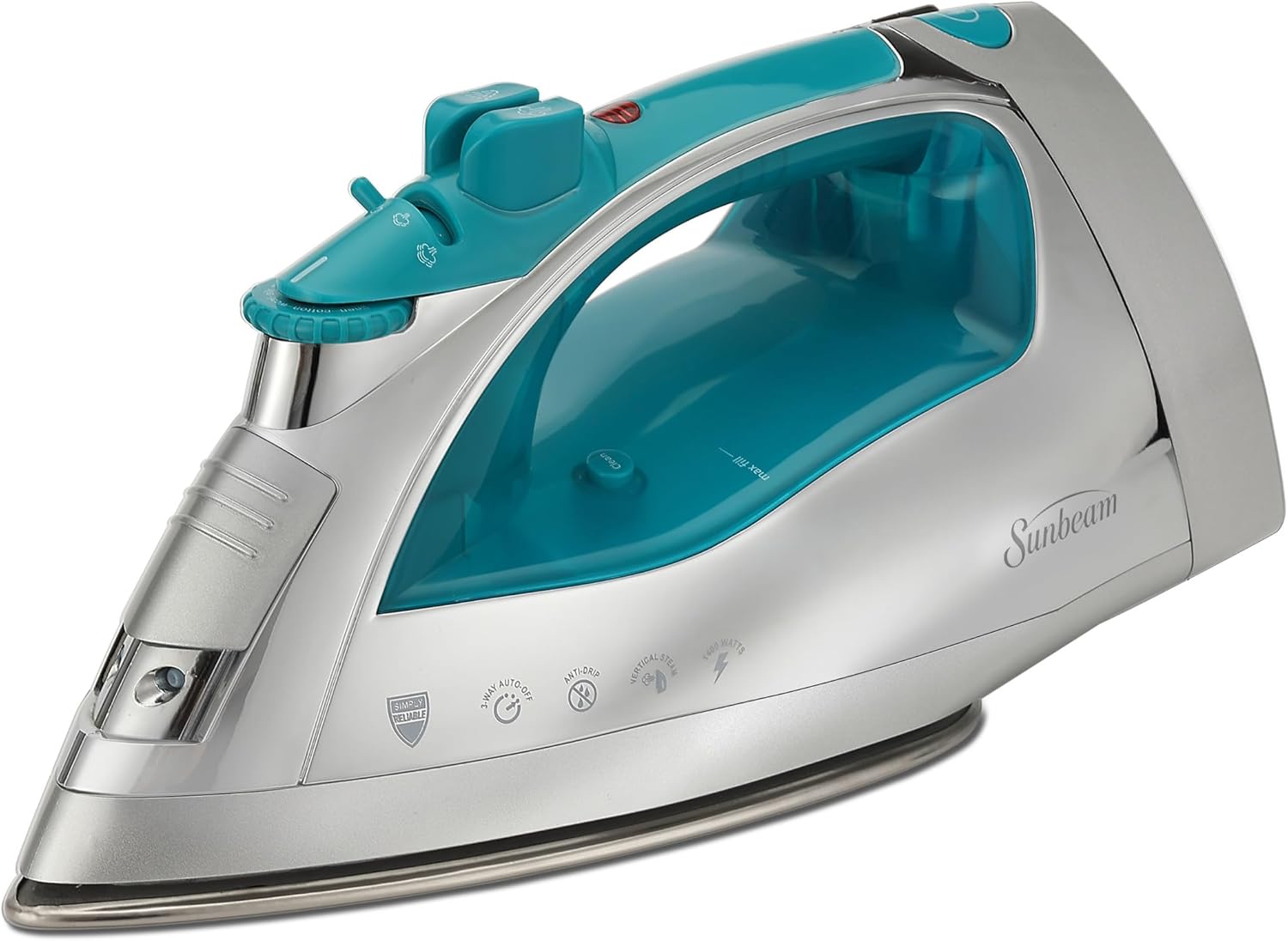 Sunbeam Turbo Steam Iron 1400W for Quick and Efficient Ironing