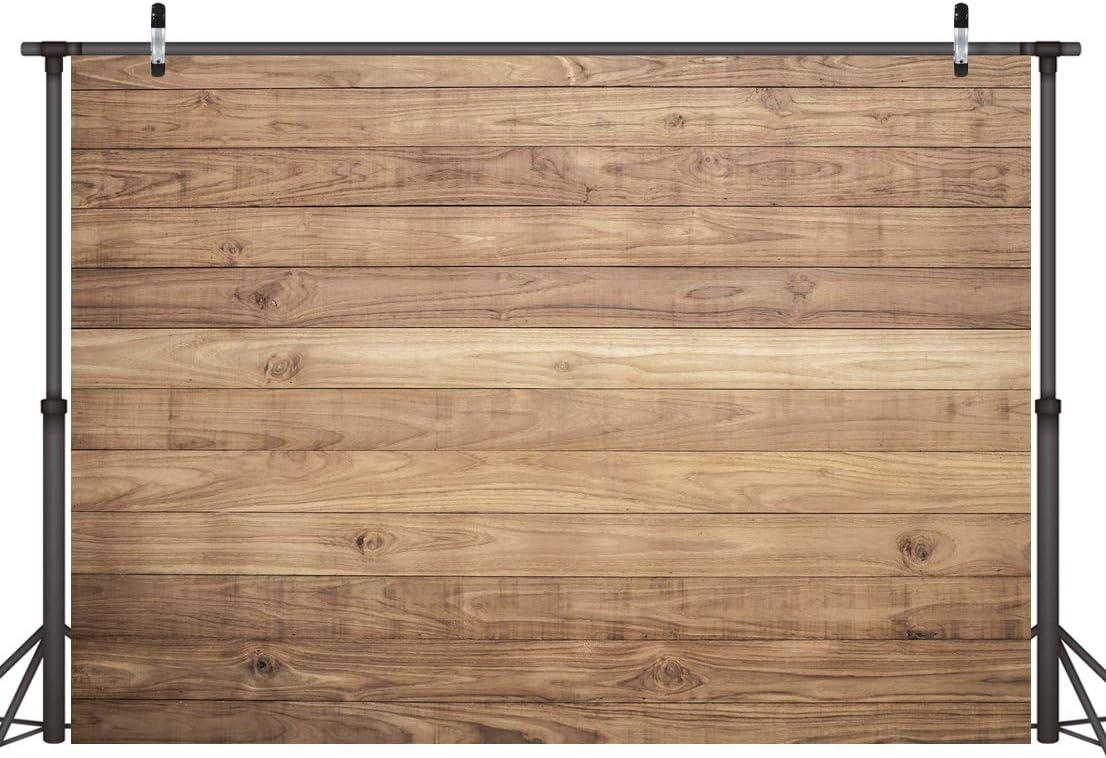 8x8ft Wooden Backdrop for Baby Showers and Party Decorations