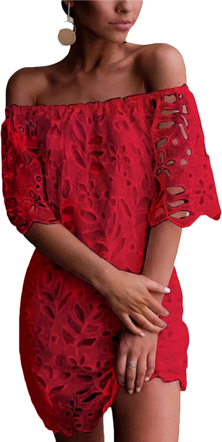 Elegant Off Shoulder Summer Dress for Women by PRETTYGARDEN