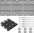 Cooking Grate Heat Shield and Burner Kit for Nexgrill 6-Burner