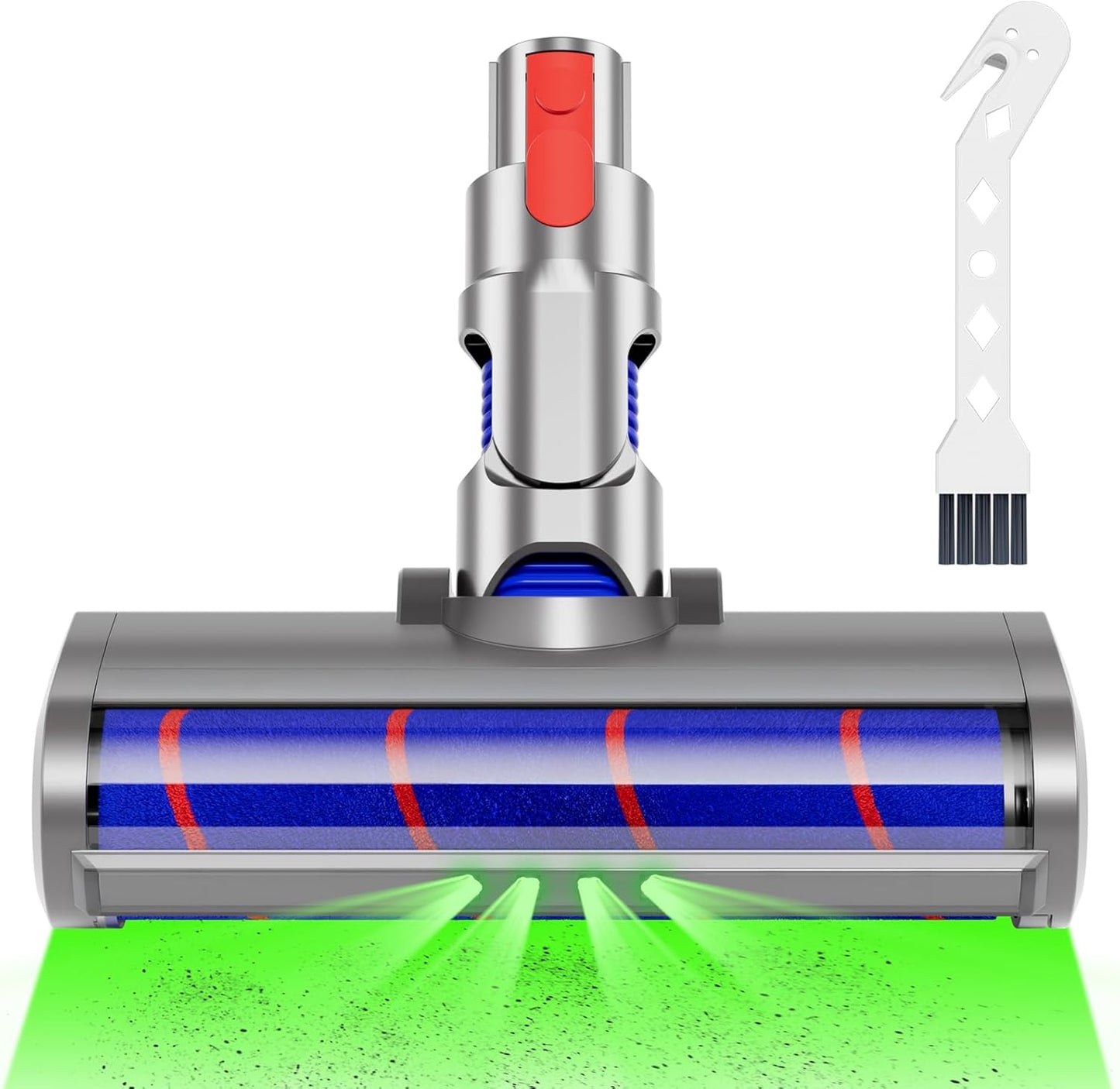 Green Light Fluffy Roller Brush for Dyson Vacuums