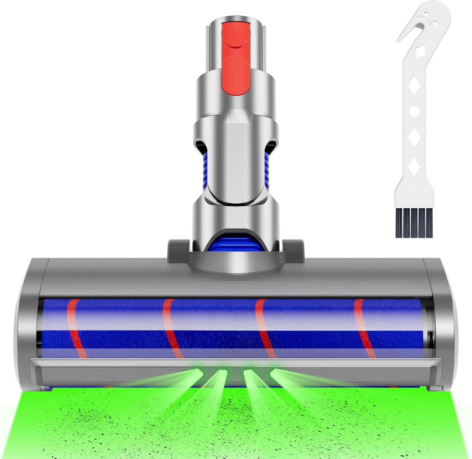 Green Light Fluffy Roller Brush for Dyson Vacuums