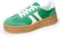 Women's Gum Sole Platform Sneakers - Thick 1.9in Fashion Sole