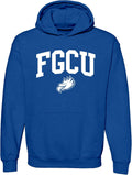 UGP Campus Apparel FGCU Arch Logo Hoodie - Unisex Cotton Blend