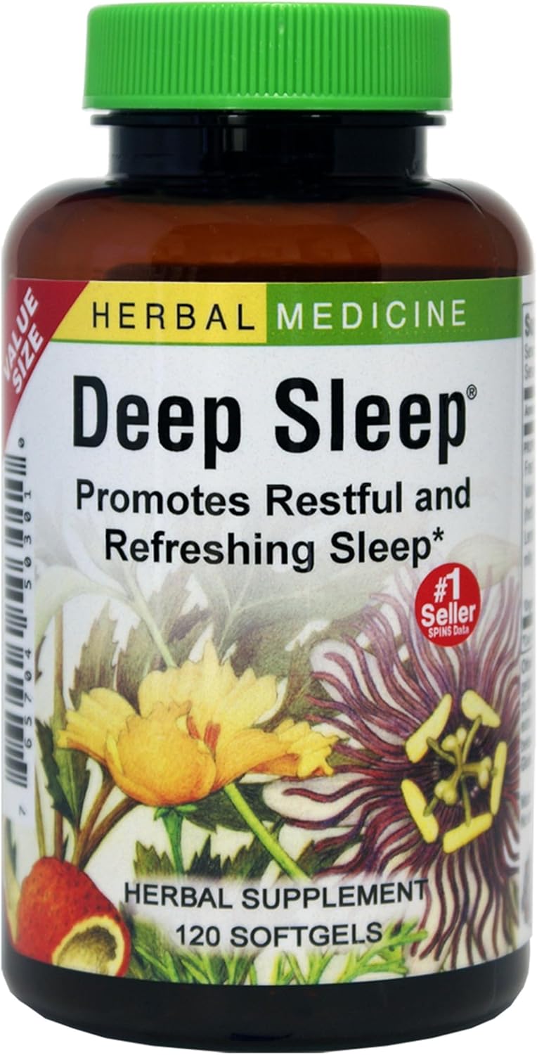 Herbs Etc. Deep Sleep Softgels for Restful Sleep Support
