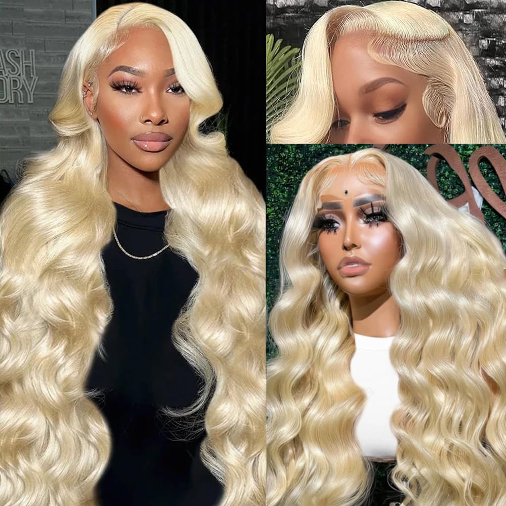 13x6 613 Lace Front Wig Human Hair 28 Inch Body Wave Style