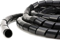 Secure 1 Inch Black Polyethylene Spiral Wrap - Tidy Cable Management