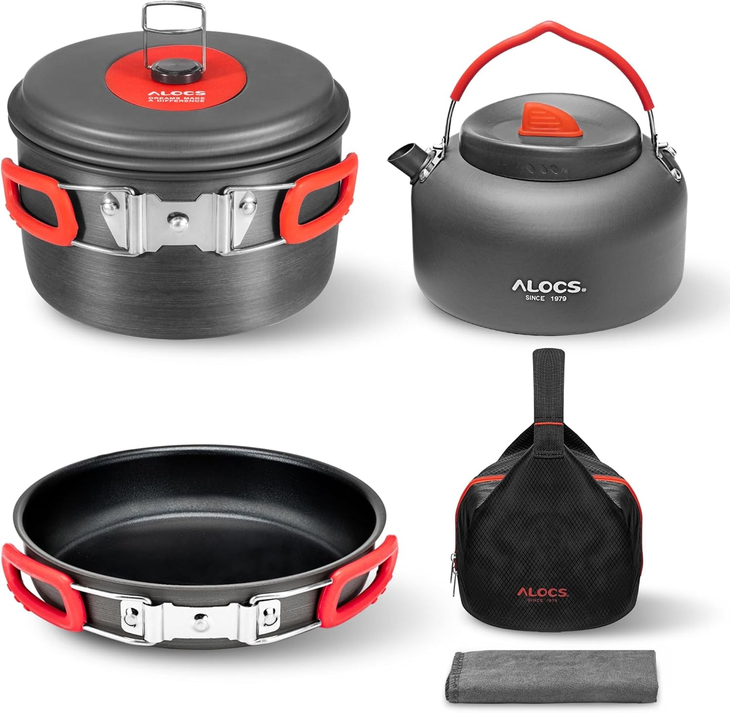 Alocs Lightweight Camping Cookware Set