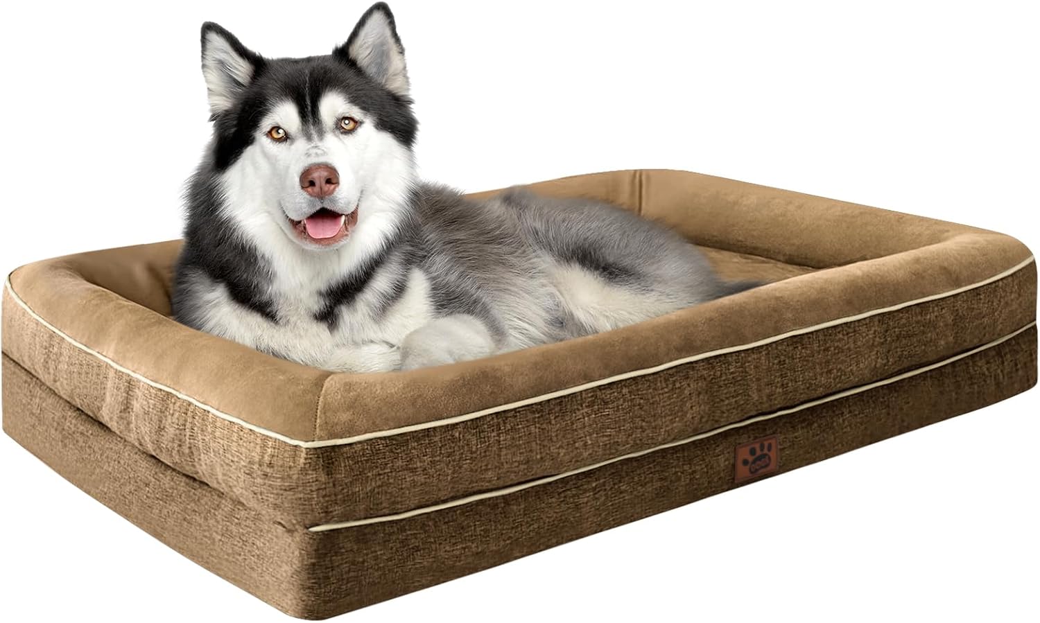 Waterproof Memory Foam Dog Beds for Extra Large Dogs Comfort