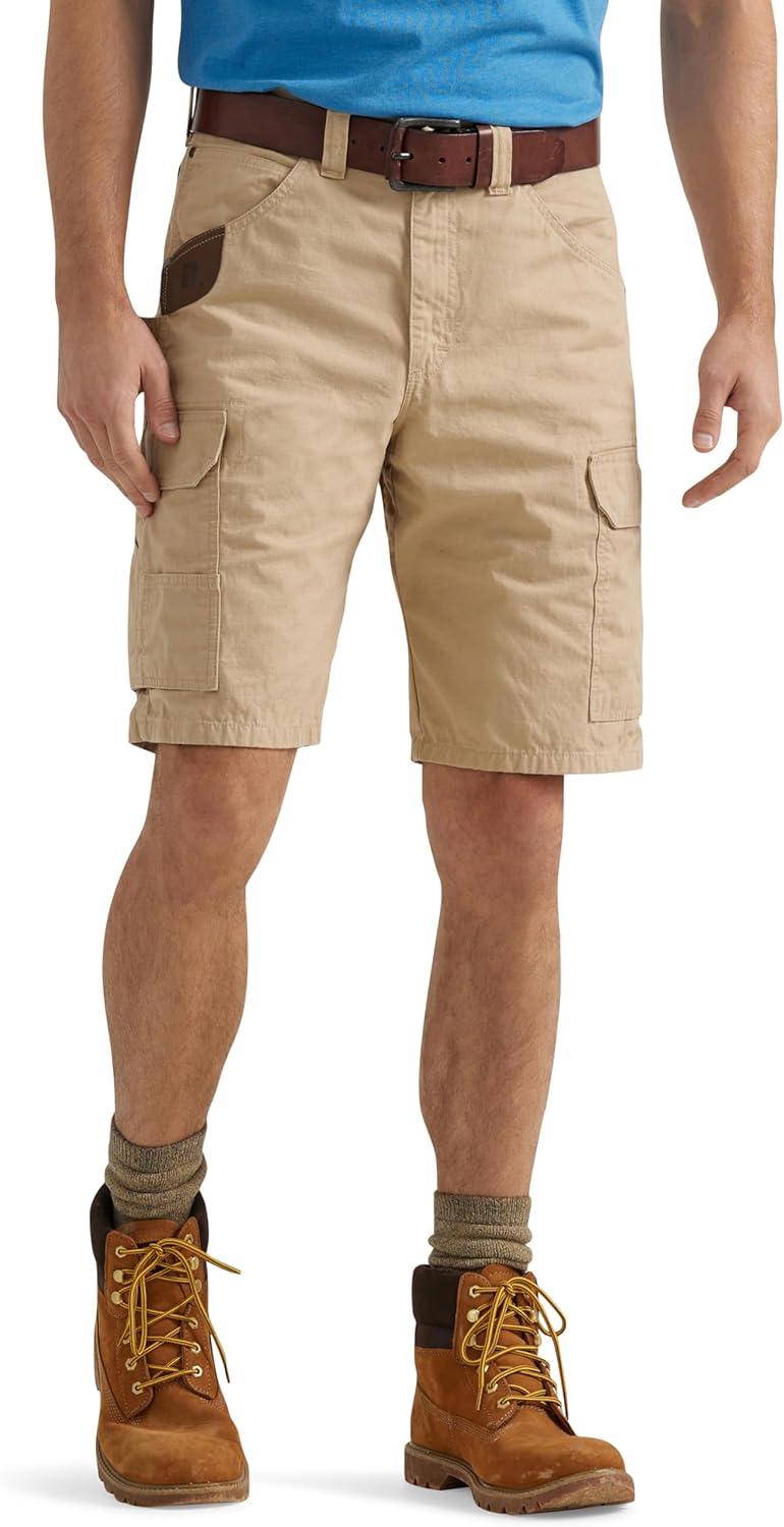 Wrangler Mens Ranger Cargo Short for Ultimate Comfort and Fit
