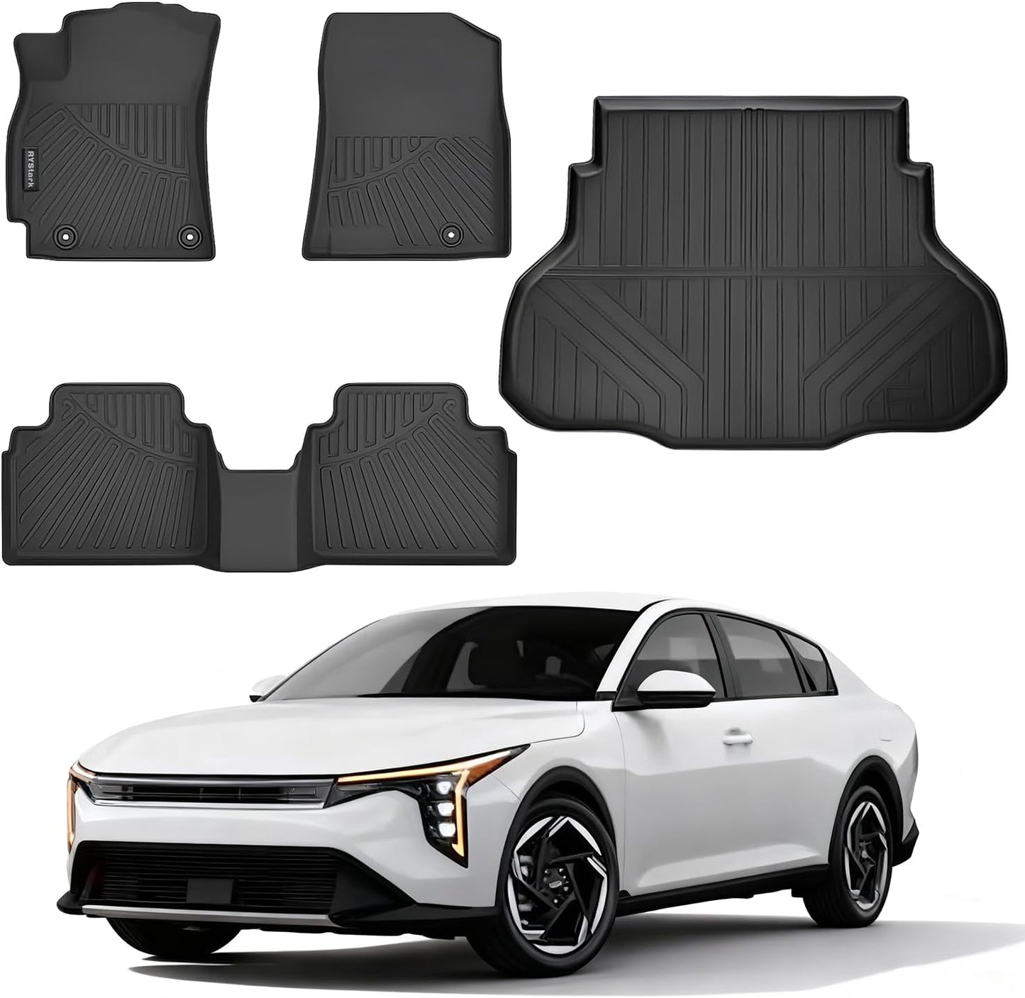 Custom Fit Floor Mats & Trunk Mat for Kia K4 2025 2026