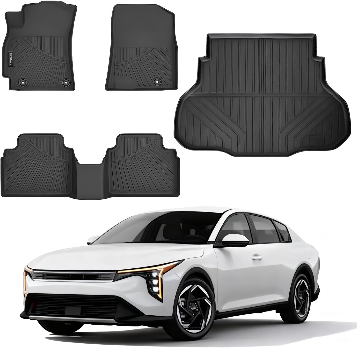 Custom Fit Floor Mats & Trunk Mat for Kia K4 2025 2026