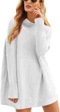 ANRABESS Women Oversized Turtleneck Sweater - Loose Slouchy Knit