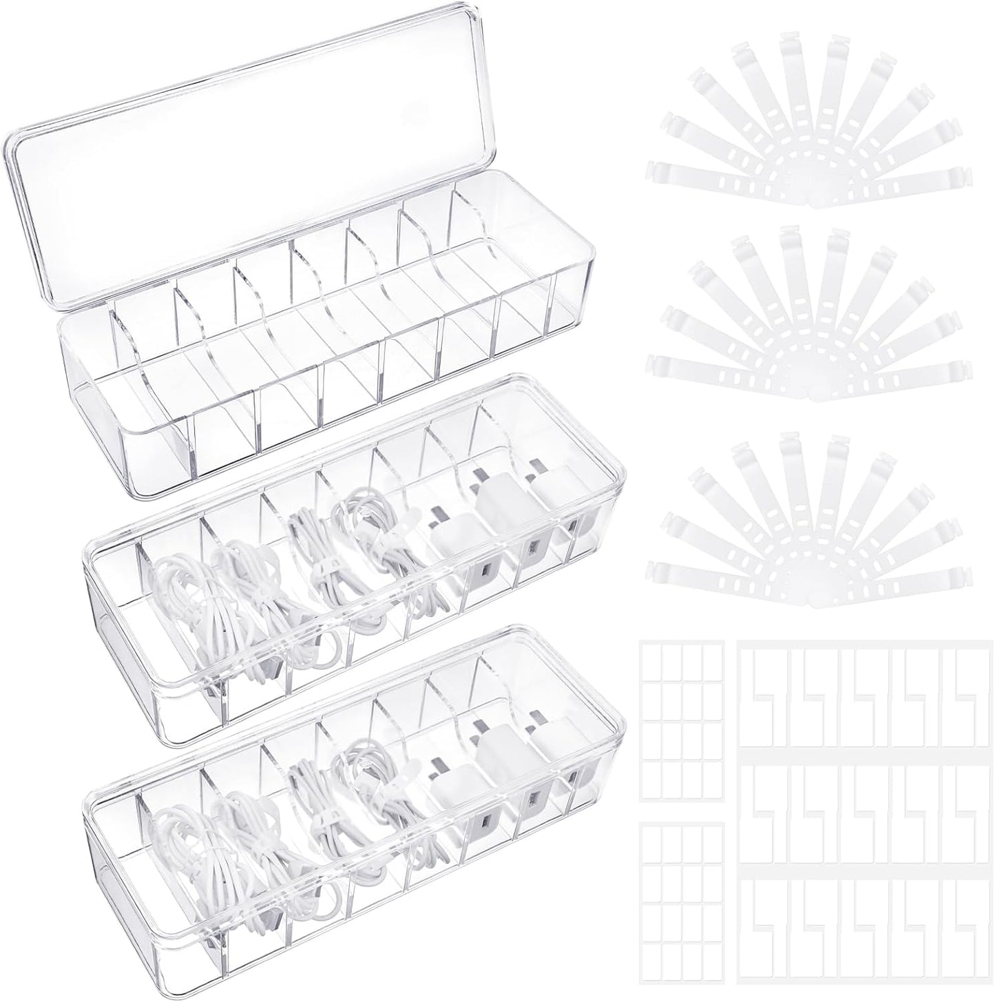ProSuites Cable Organizer Set: Tidy Cables Instantly