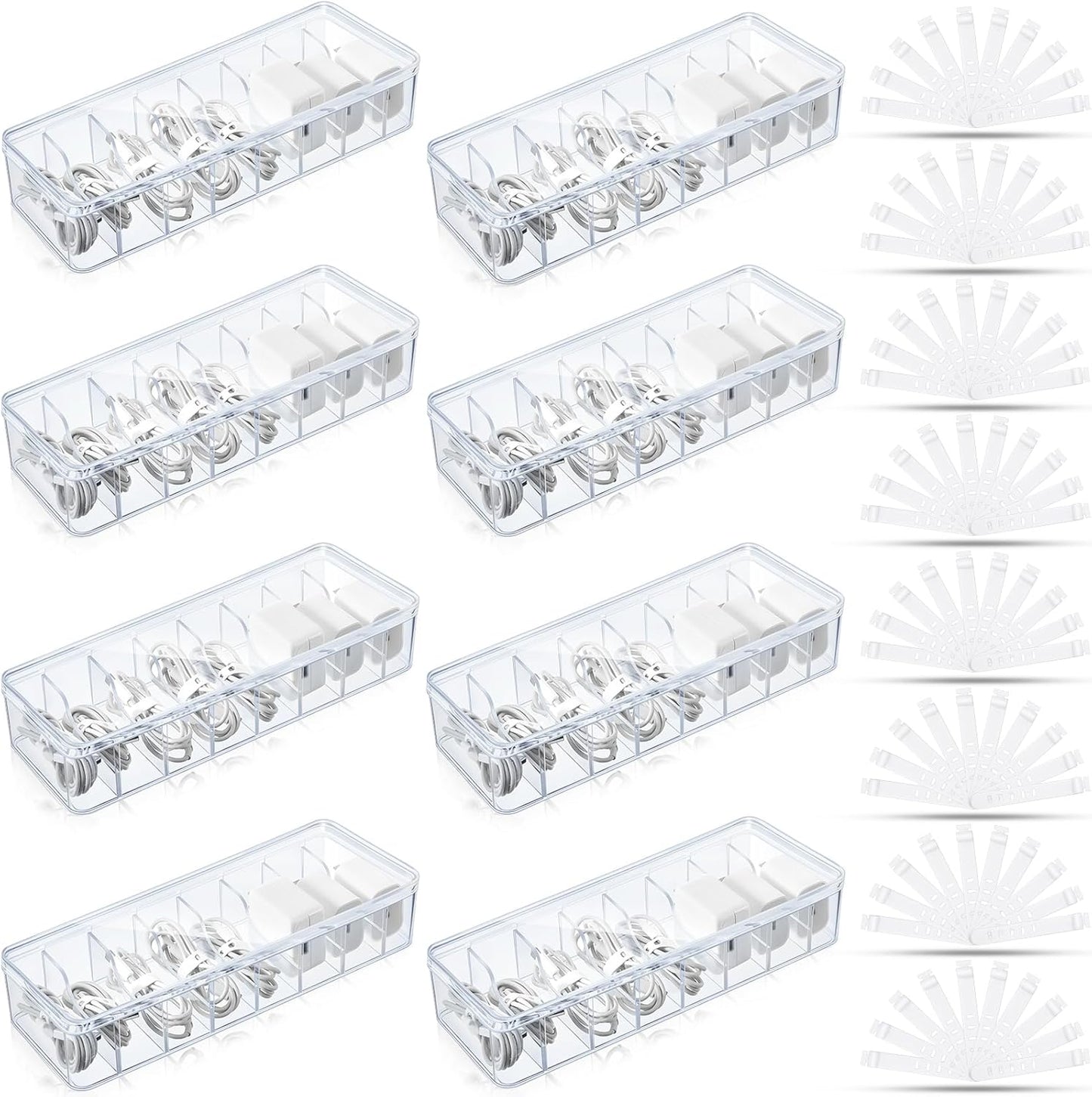 Tatuo Cable Organizer Set - Tidy Cords with Ease!