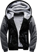 Boys Sherpa Lined Hoodie Fleece Sweatshirt Full Zip - Cozy Layer