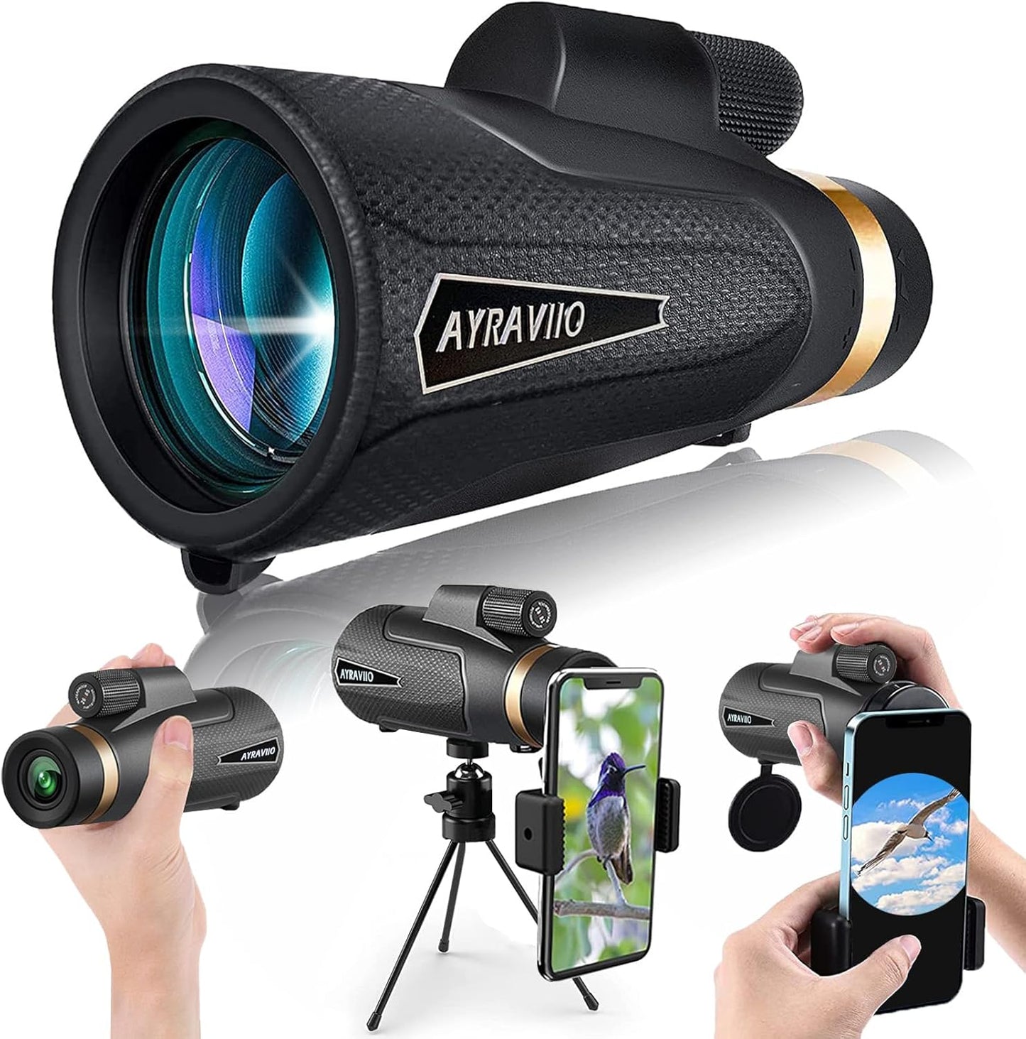 High Power Monocular Scope for Outdoor Adventures