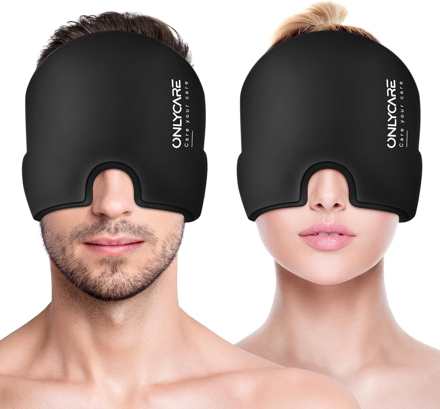 ONLYCARE Migraine Relief Cap for Soothing Hot and Cold Therapy