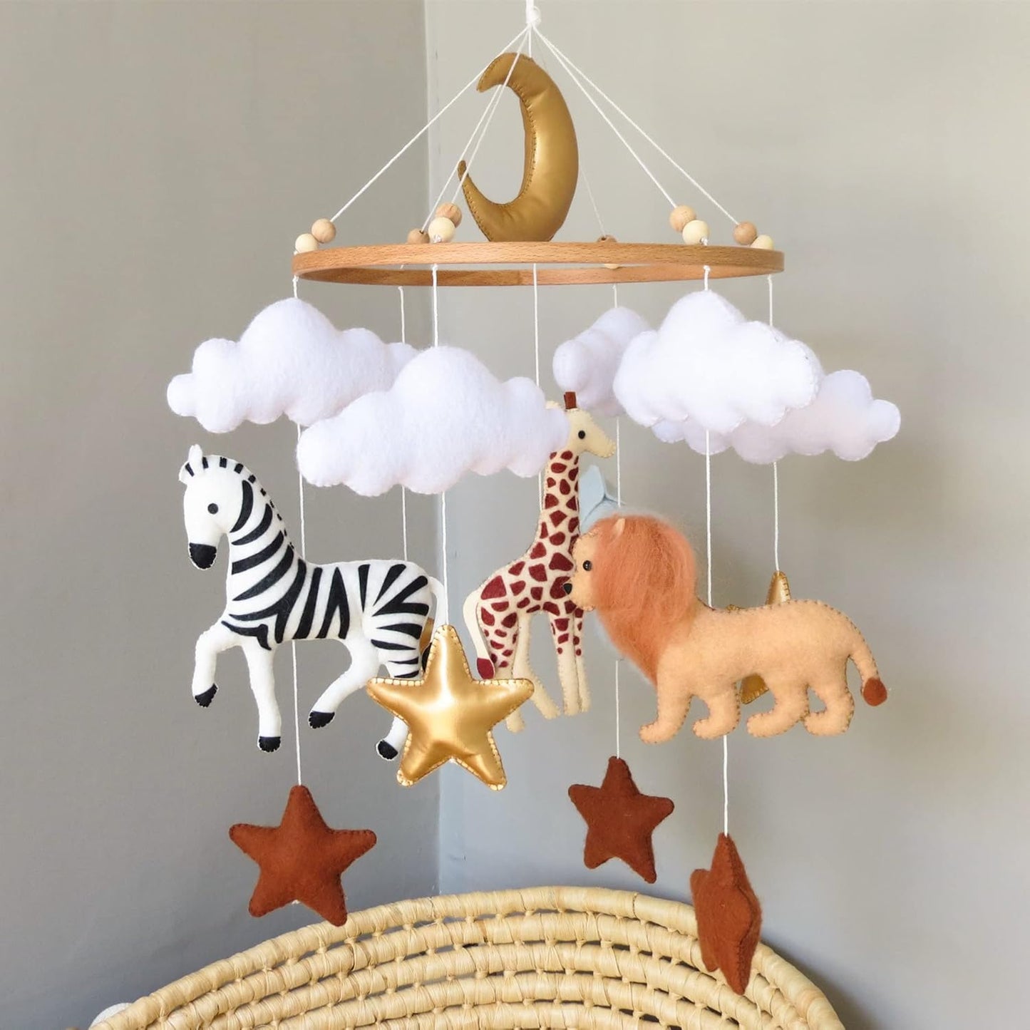 Safari Mobile for Crib - Adorable Jungle Animal Decor