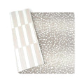 Reversible Baby Play Mat - Soft Foam Tummy Time Mat Greige