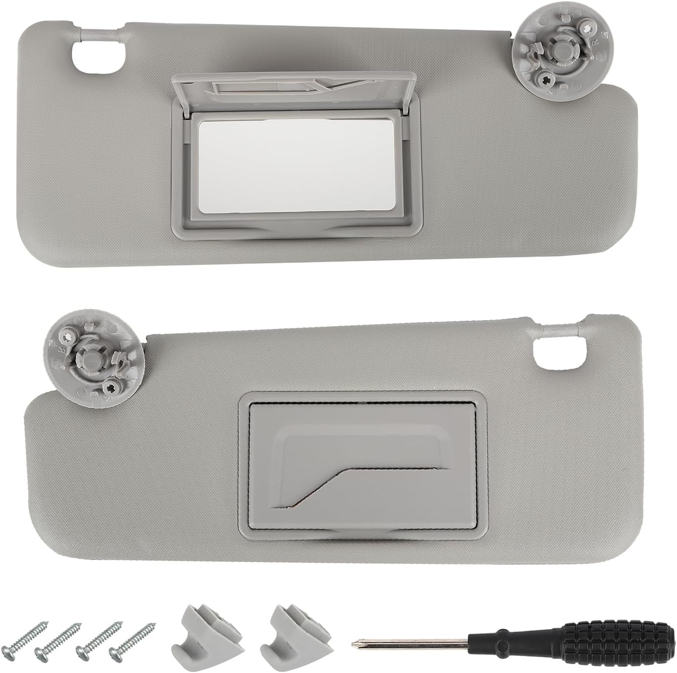Left and Right Sun Visor Set for Chevrolet Sonic and Spark