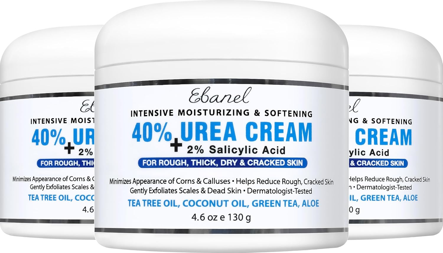 Ebanel Urea Cream 40% with Salicylic Acid for Dry Cracked Skin