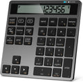 Rechargeable Wireless Number Pad for Laptop - Slim Portable Numpad