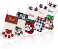 Large Personalized Christmas Stocking for Pets and Family - Custom